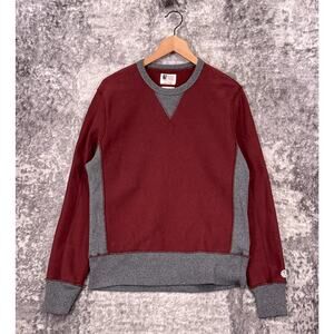 Champion x Todd Snyder Reverse Weave Sweatshirt Medium Mens Red Two Tone